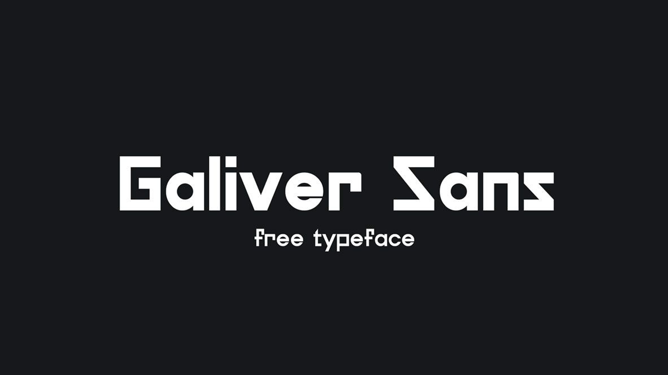 Пример шрифта Galiver Sans