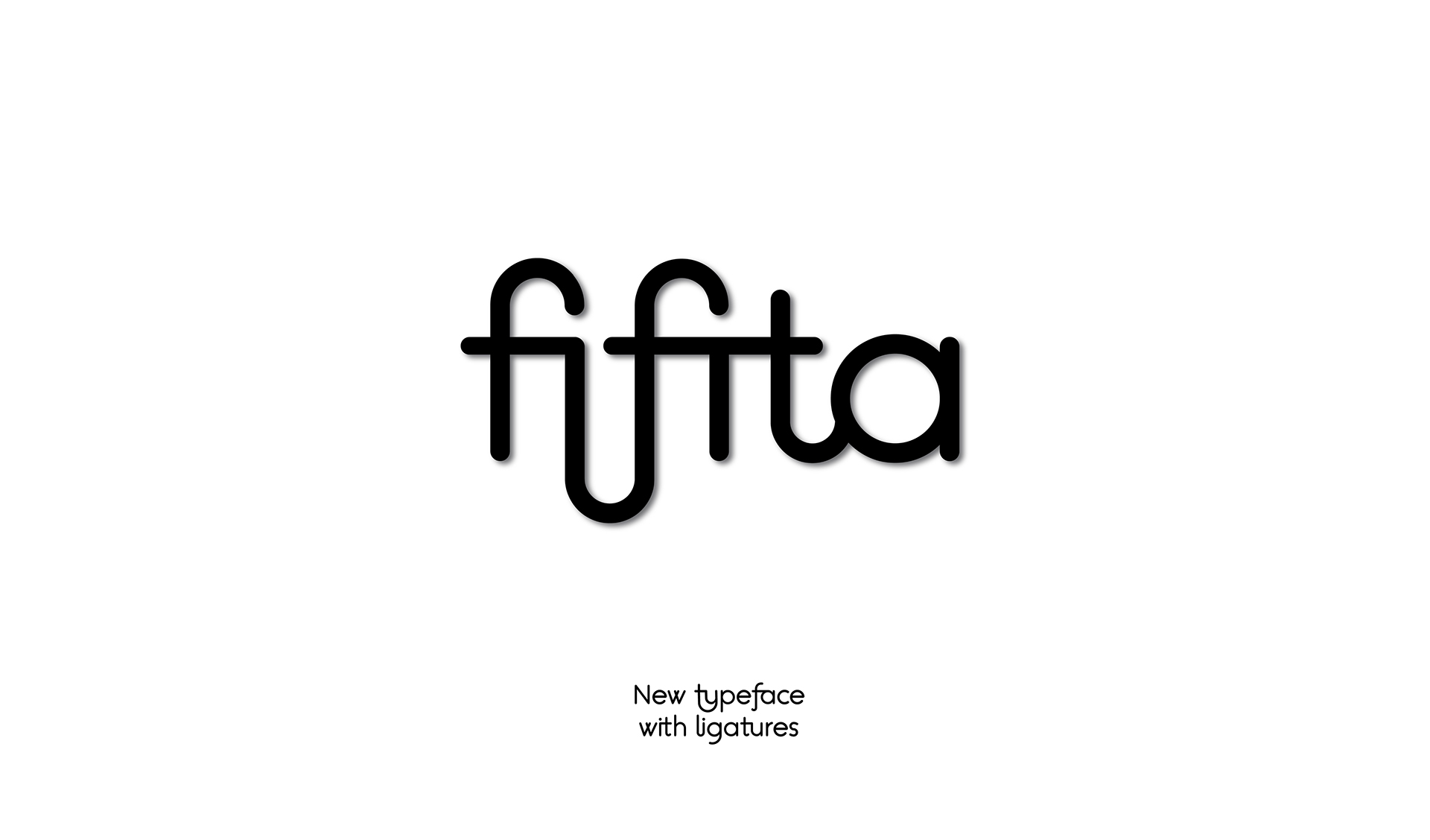 Пример шрифта Fifita