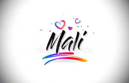 Пример шрифта Mali