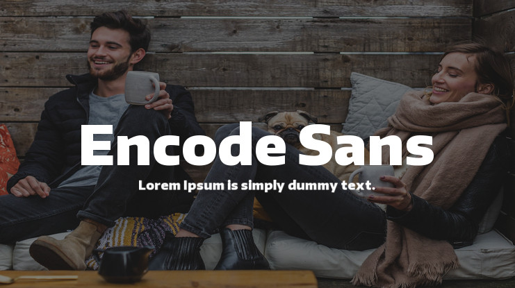 Пример шрифта Encode Sans