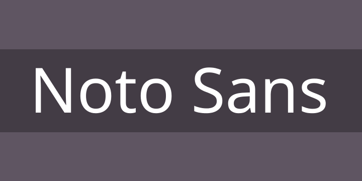 Пример шрифта Noto Sans SC