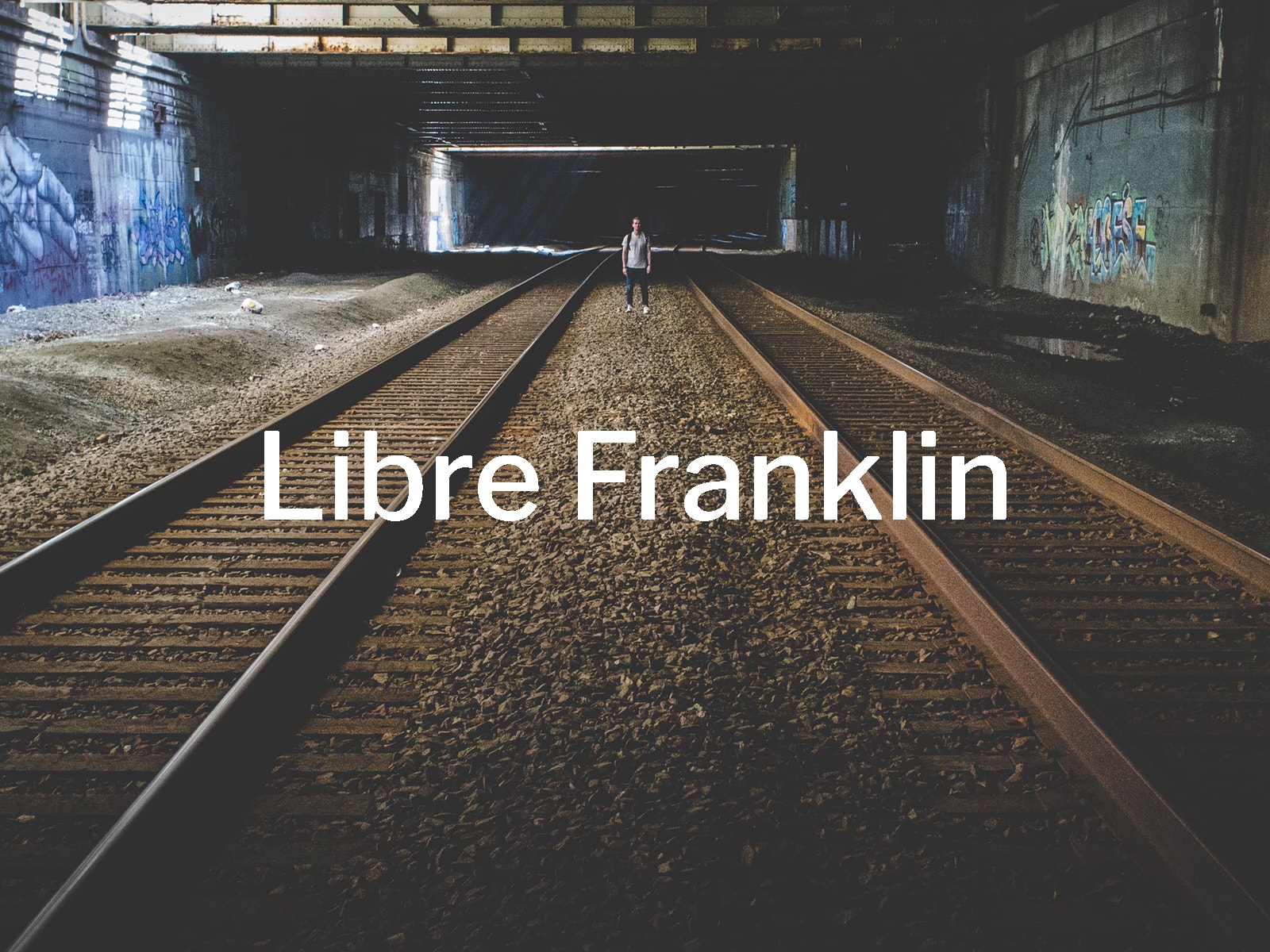 Пример шрифта Libre Franklin