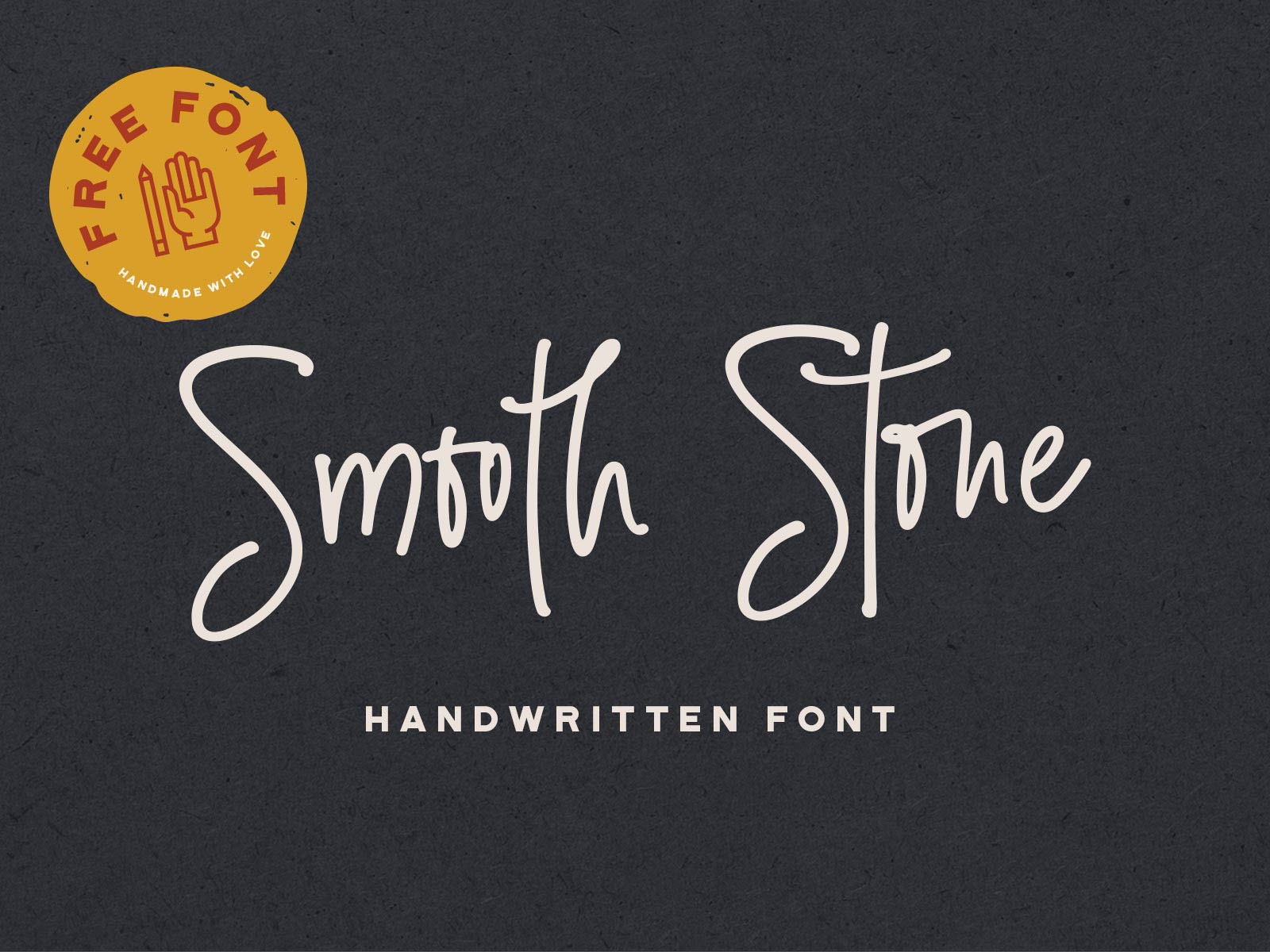 Пример шрифта Smooth Stone