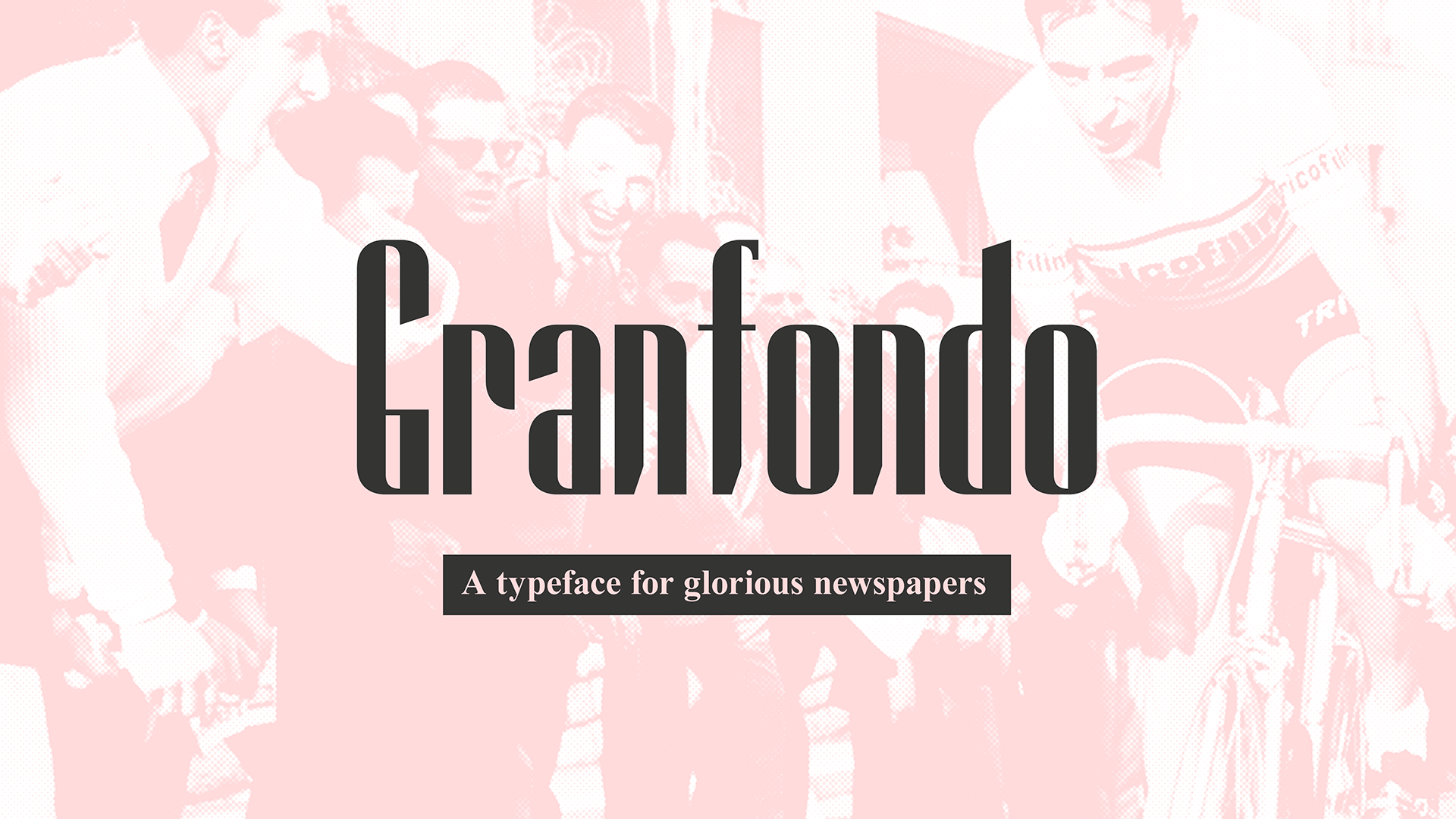Пример шрифта Granfondo