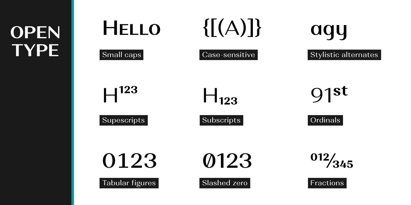 Пример шрифта Alethia Next Light Italic