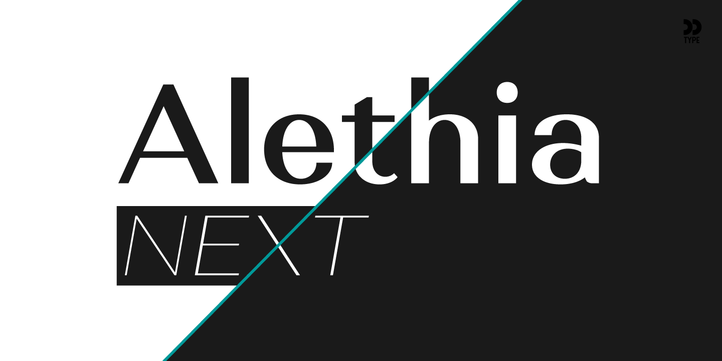 Пример шрифта Alethia Next