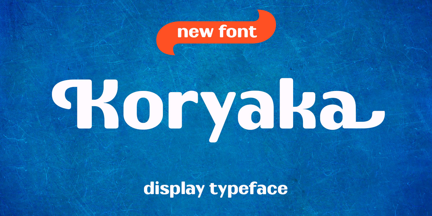 Пример шрифта Koryaka Free Rounded