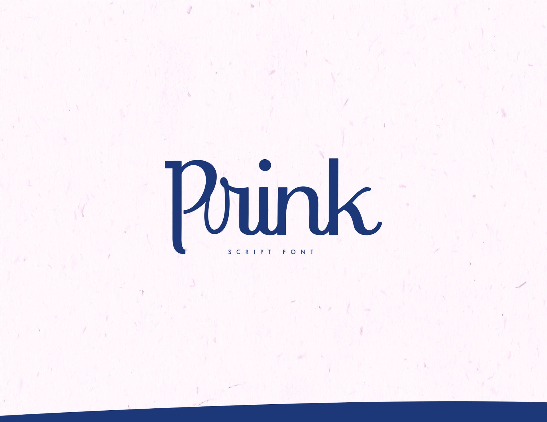 Пример шрифта Prink Script