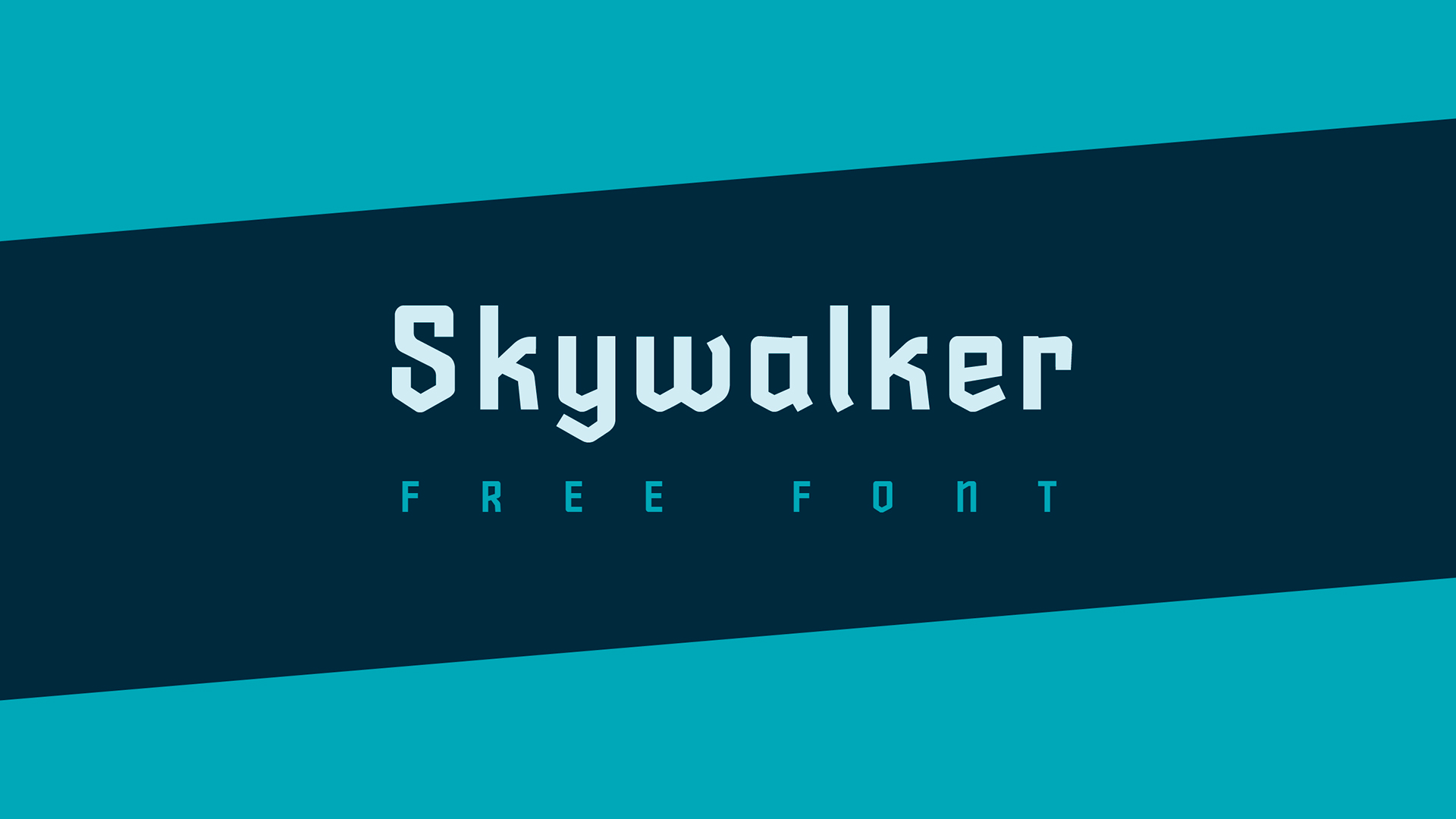 Пример шрифта Skywalker