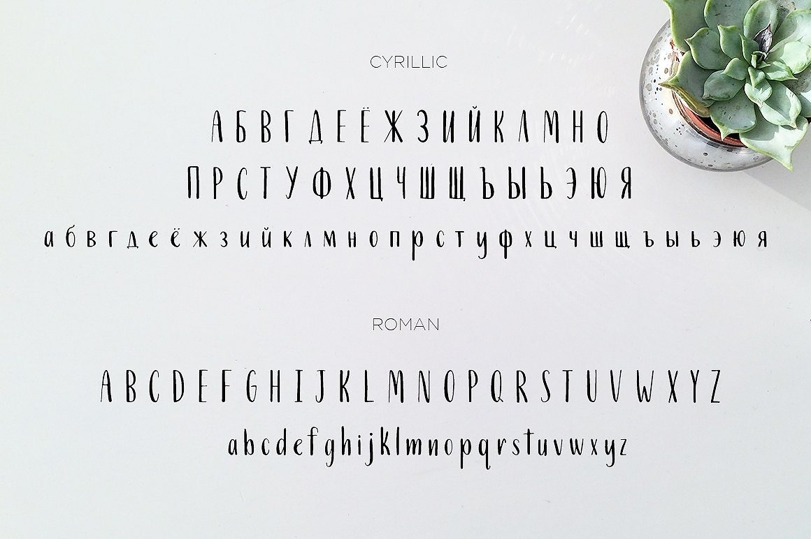 Пример шрифта Amalfi Regular