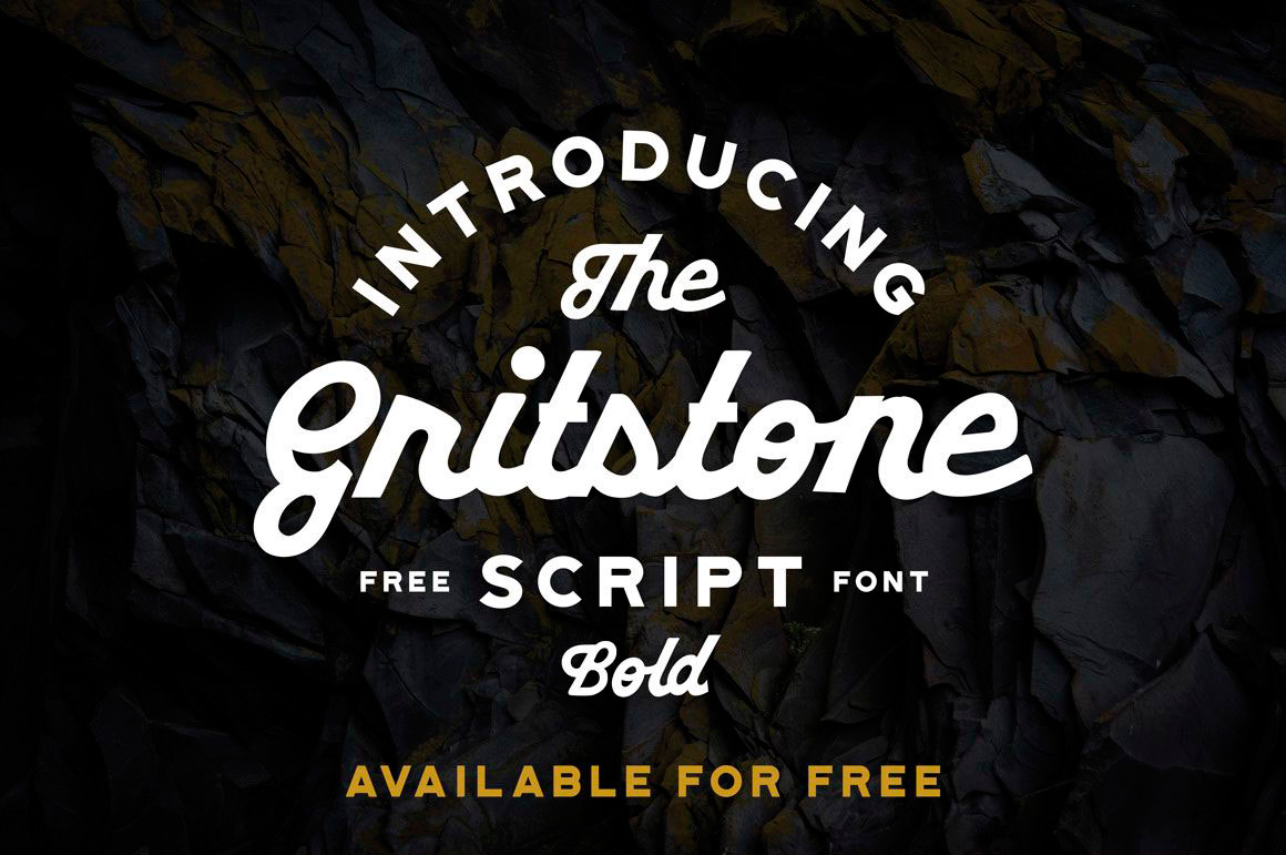 Пример шрифта Gritstone Script