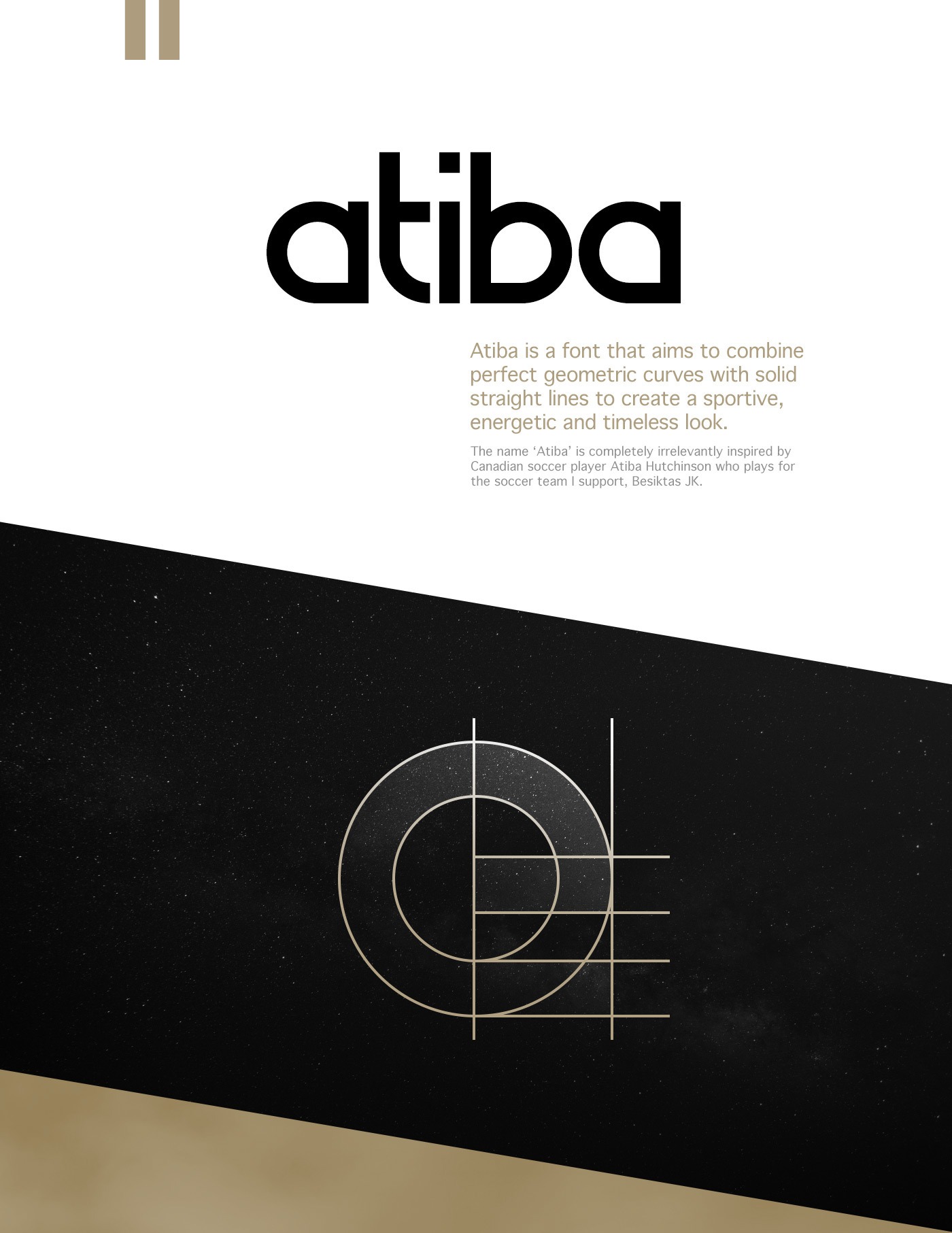 Пример шрифта Atiba
