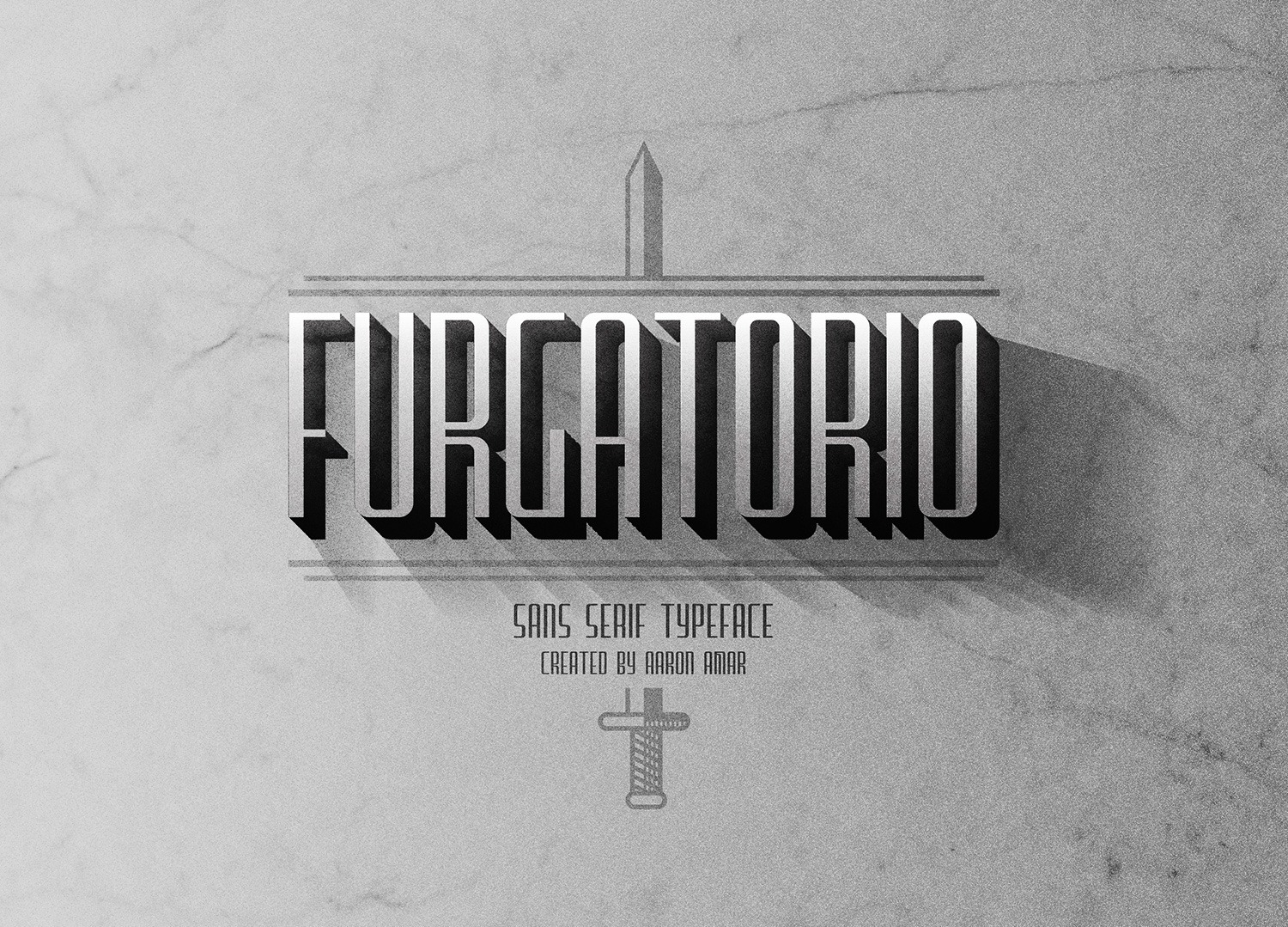 Пример шрифта Furgatorio Sans