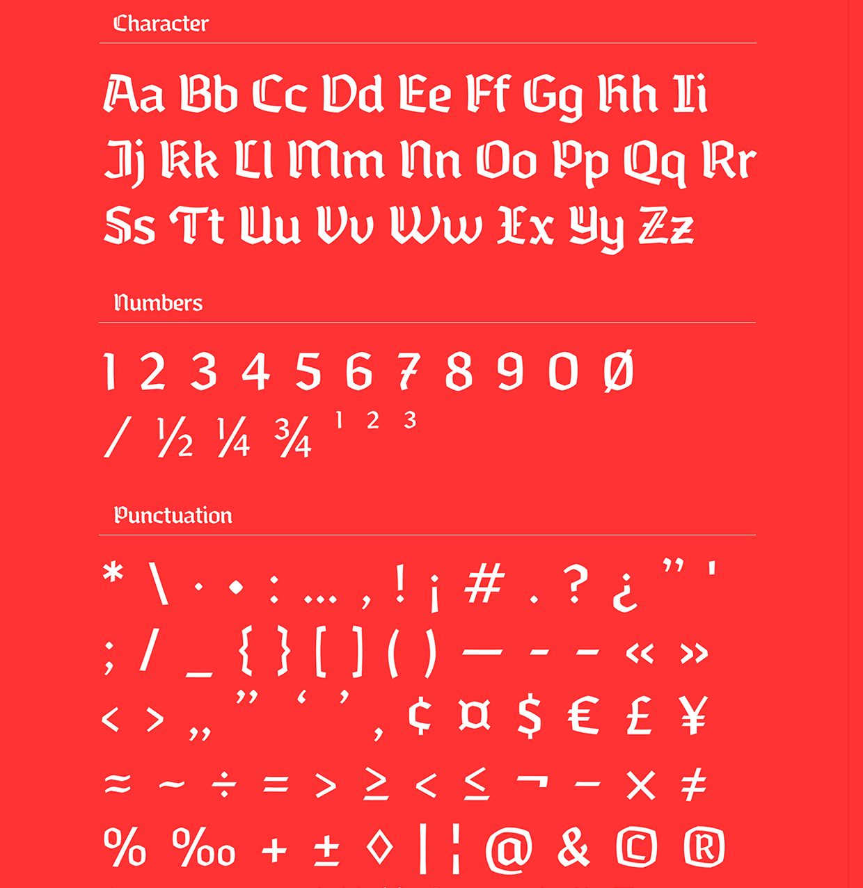 Пример шрифта Rubia Regular
