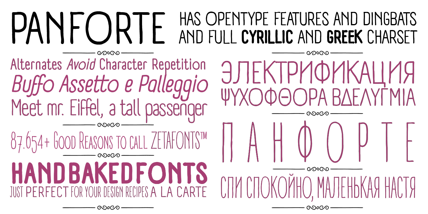Пример шрифта Panforte Pro Light Italic
