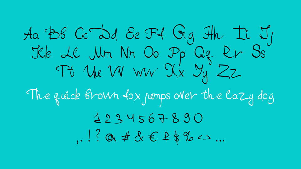 Пример шрифта Marutya Regular