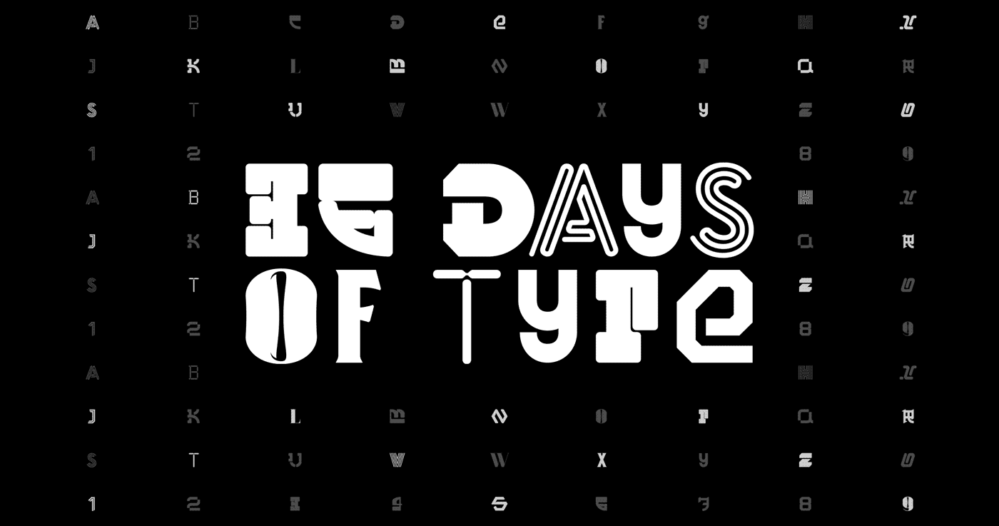 Пример шрифта 36 Days Of Type