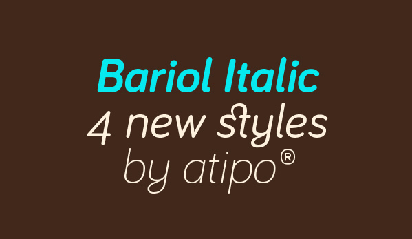Пример шрифта Bariol Thin Italic