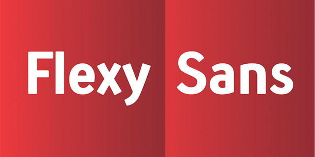 Пример шрифта Flexy Sans