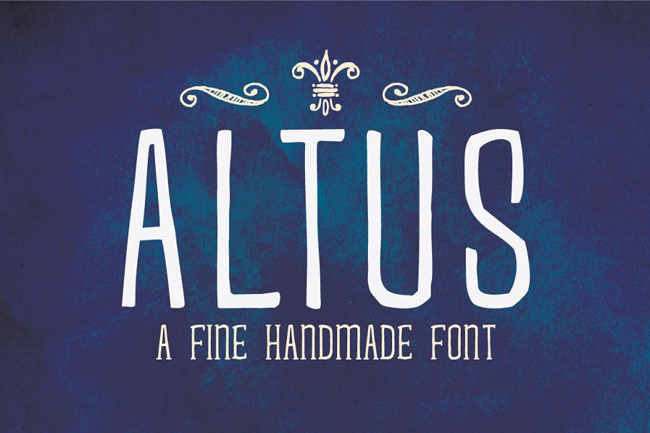 Пример шрифта Altus