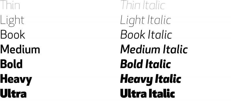 Пример шрифта Apex New Ultra Light