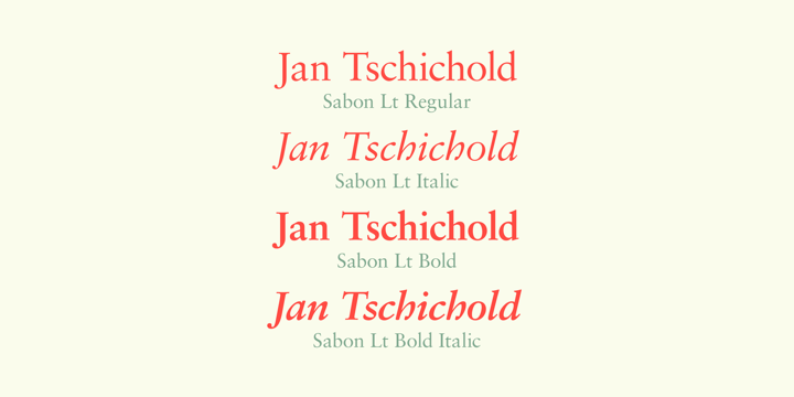 Пример шрифта Sabon Cyr Italic