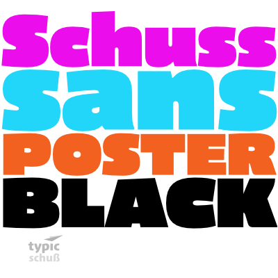 Пример шрифта Schuss Sans CG Poster