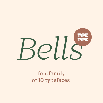 Пример шрифта TT Bells Thin