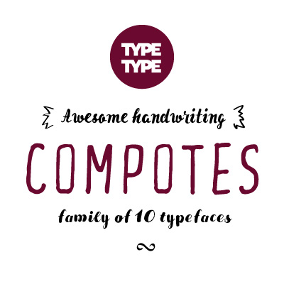 Пример шрифта TT Compotes Citro