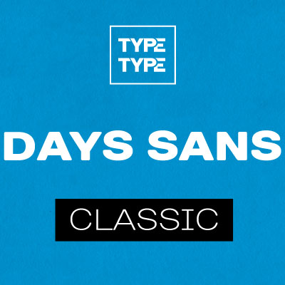 Пример шрифта TT Days Sans Thin