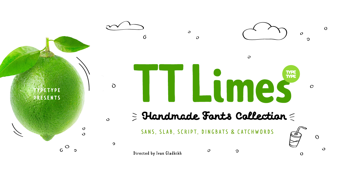 Пример шрифта TT Limes Slab Thin