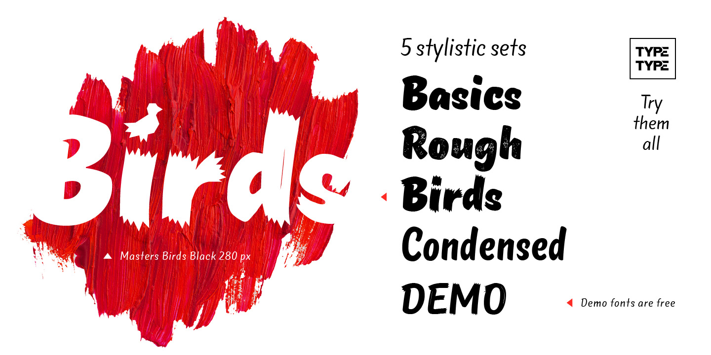 Пример шрифта Masters Birds Condensed Bold