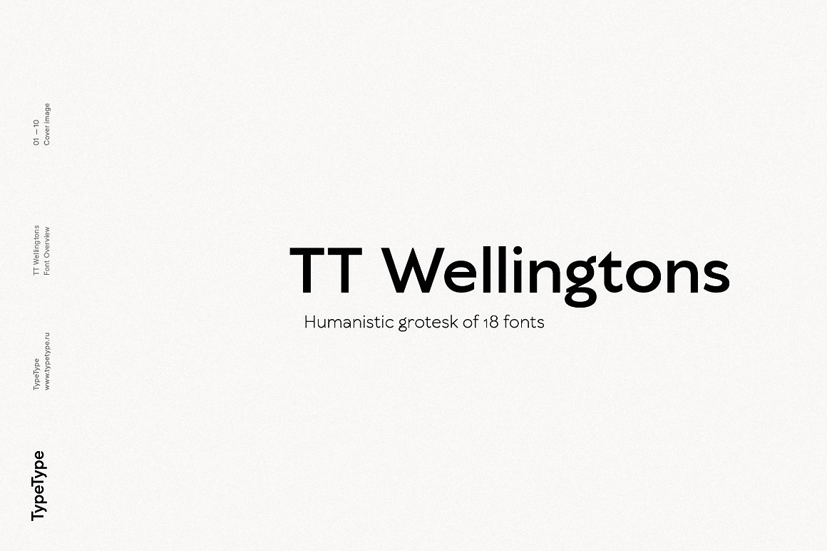 Пример шрифта TT Wellingtons