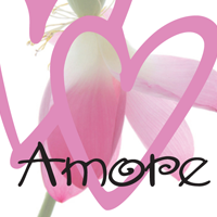 Пример шрифта Amore