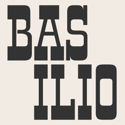Пример шрифта Basilio