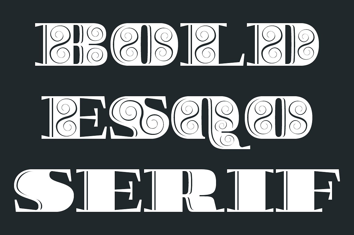 Пример шрифта Boldesqo Serif 4F Regular
