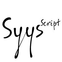 Пример шрифта ALS SyysScript