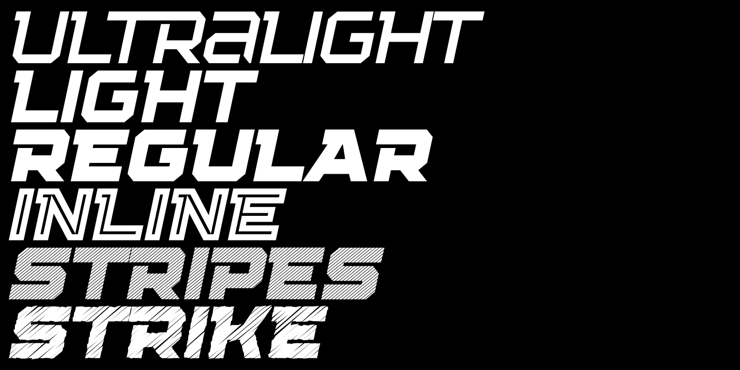 Пример шрифта Squartiqa 4F Ultra Light Italic