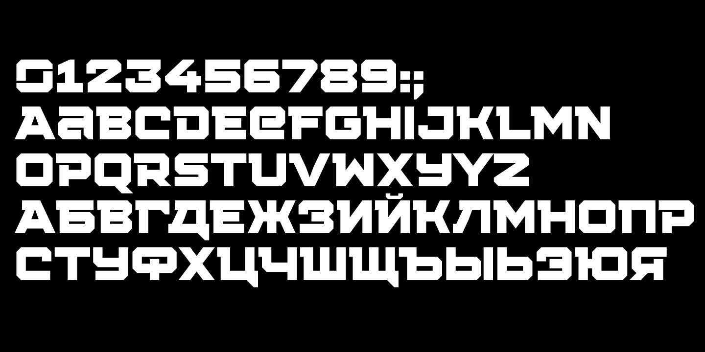 Пример шрифта Squartiqa 4F Light Italic