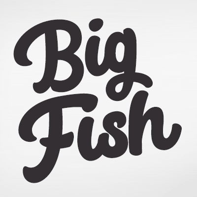 Пример шрифта Big Fish