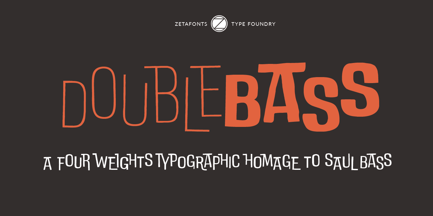 Пример шрифта DoUbLeBaSs Light