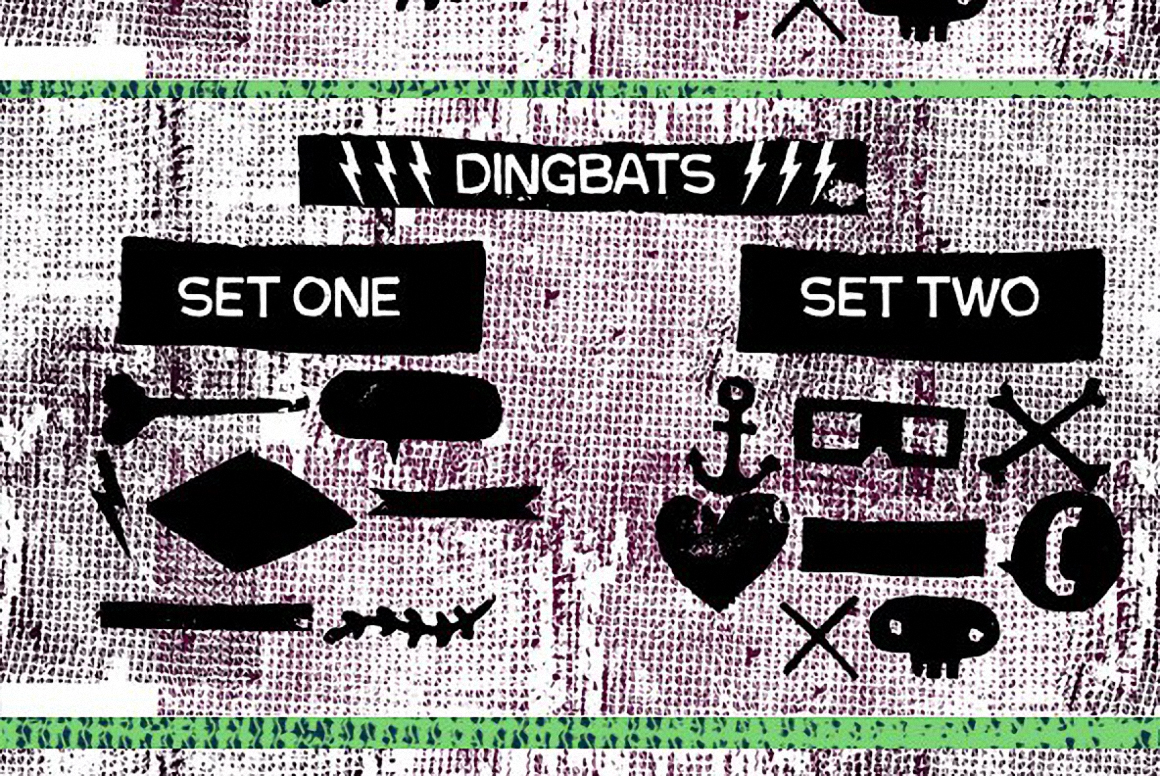 Пример шрифта Australia Skate Dingbat Two
