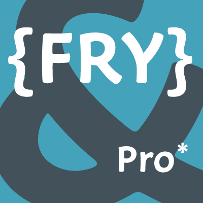 Пример шрифта Fry Pro