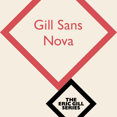Пример шрифта Gill Sans Nova