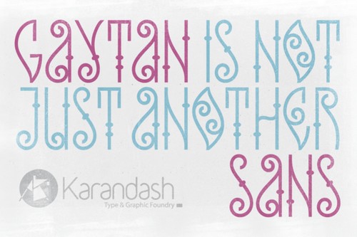 Пример шрифта Ka Gaytan Sans Regular