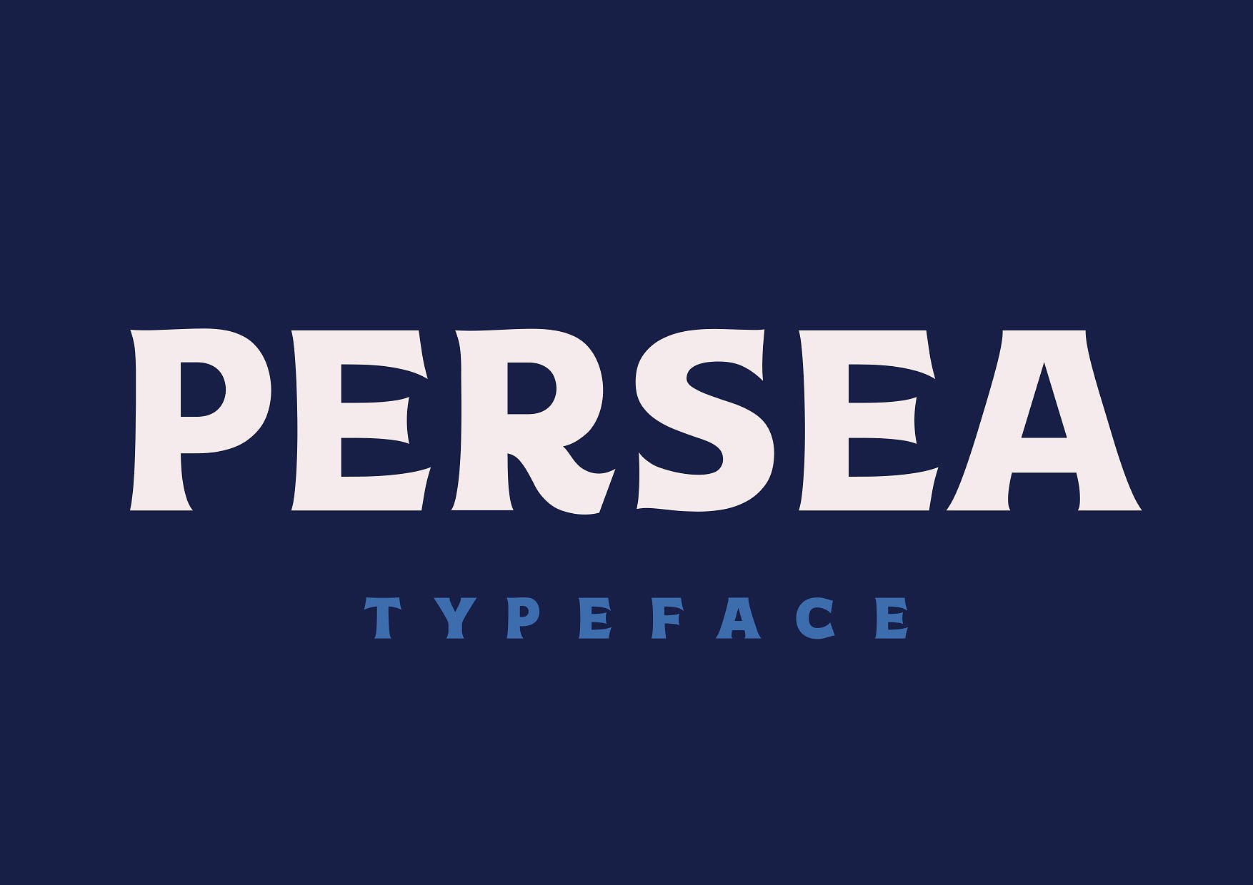 Пример шрифта Persea SST
