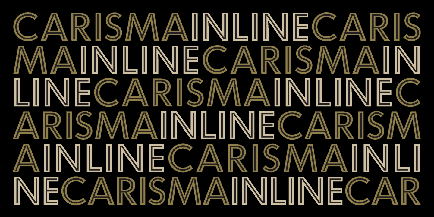 Пример шрифта Carisma Gothic 300 Light Oblique