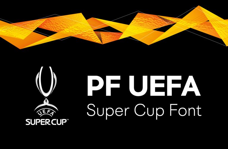Пример шрифта UEFA Supercup
