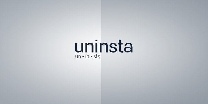 Пример шрифта Uninsta