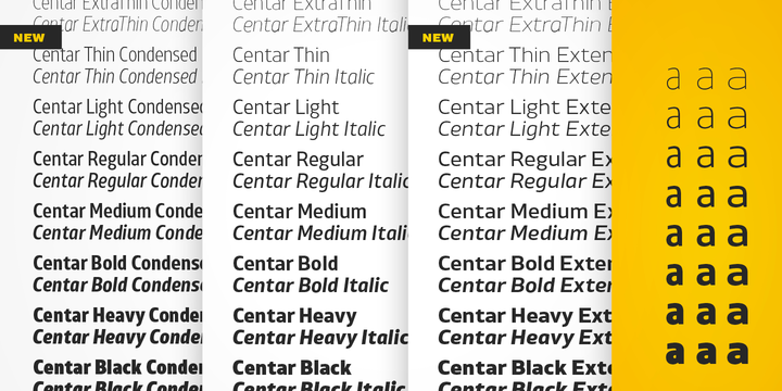 Пример шрифта XXII Centar Bold Italic